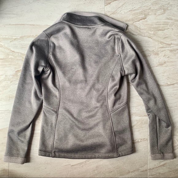 North Face Gray Plush Fleece Full Zip Jacket - Picture 2 of 6